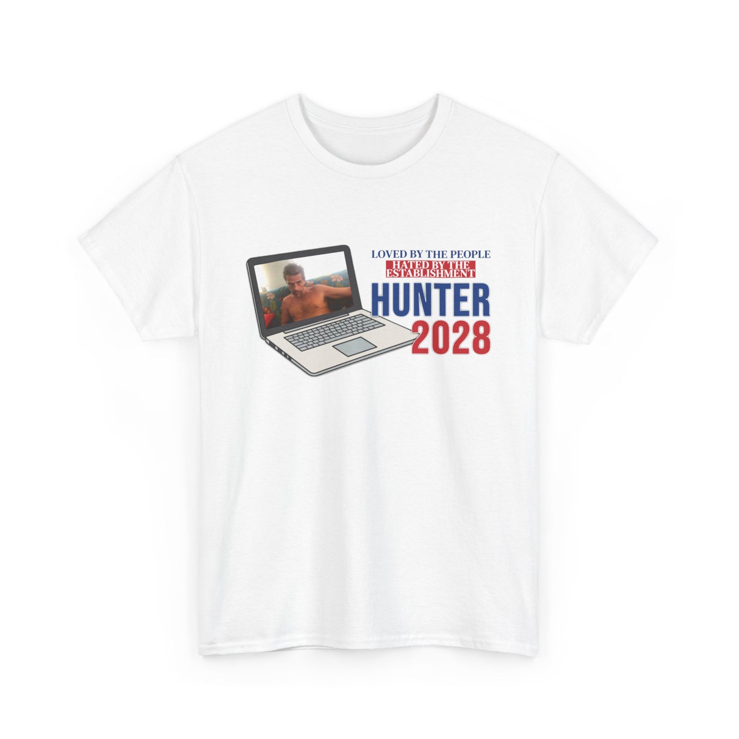 Hunter Biden President 2028 Funny Unisex Cotton Tee