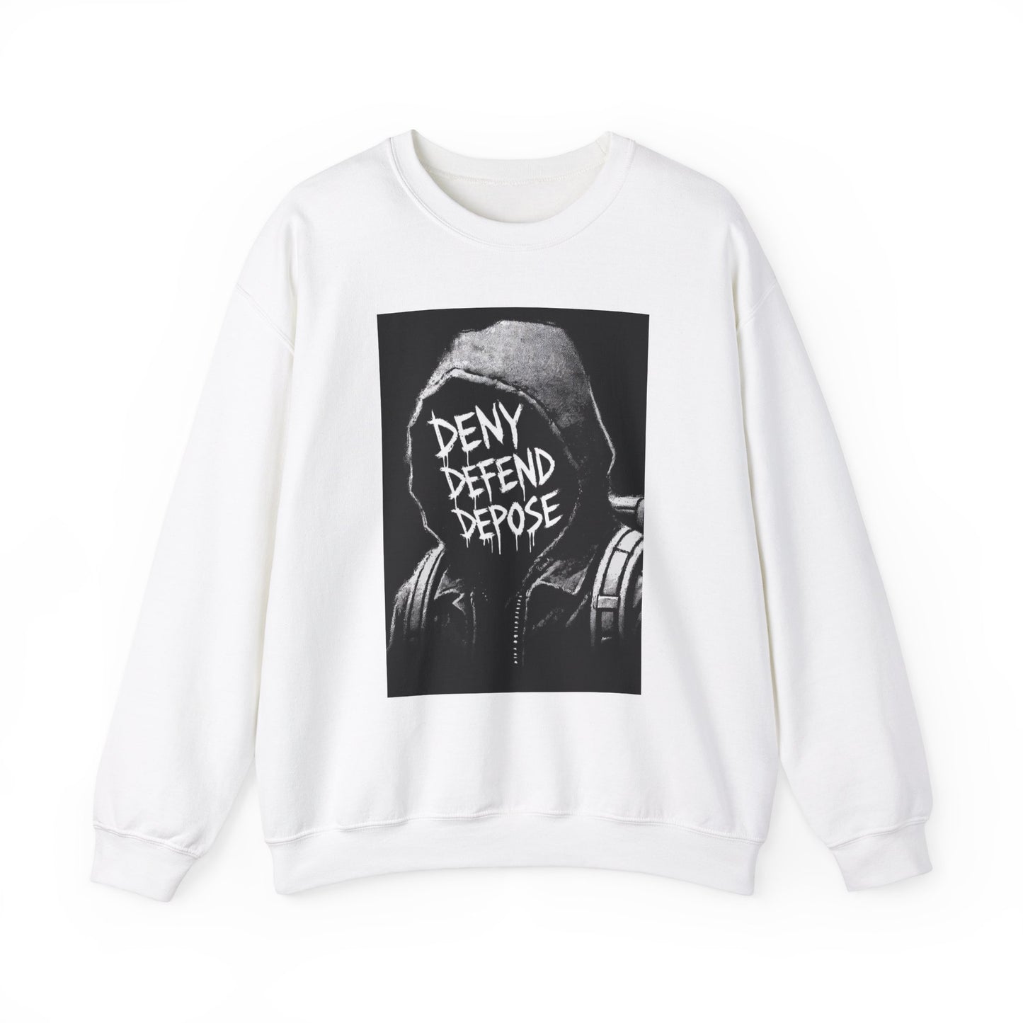 Deny Defend Depose L Mangione Crewneck Sweatshirt