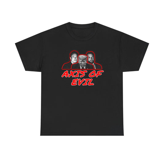 Trump Musk Axis of Evil T-Shirt