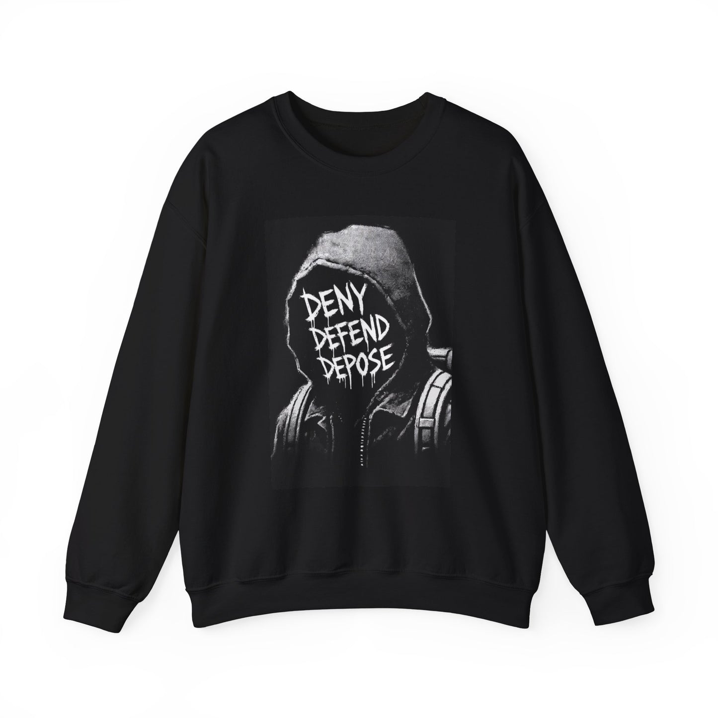 Deny Defend Depose L Mangione Crewneck Sweatshirt