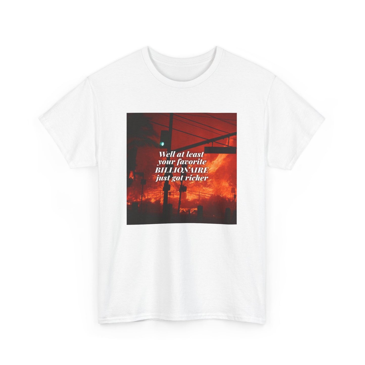 Anti-Billionaire Climate Change T-Shirt