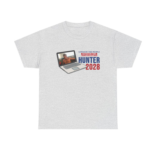 Hunter Biden President 2028 Funny Unisex Cotton Tee