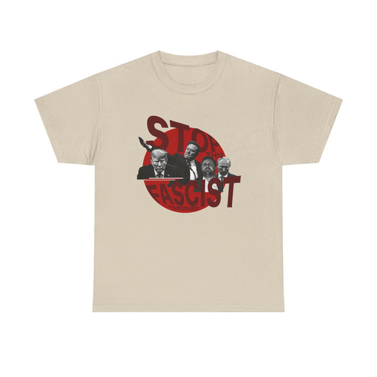 Stop Fascism Anti-Trump Anti-Elon T-Shirt