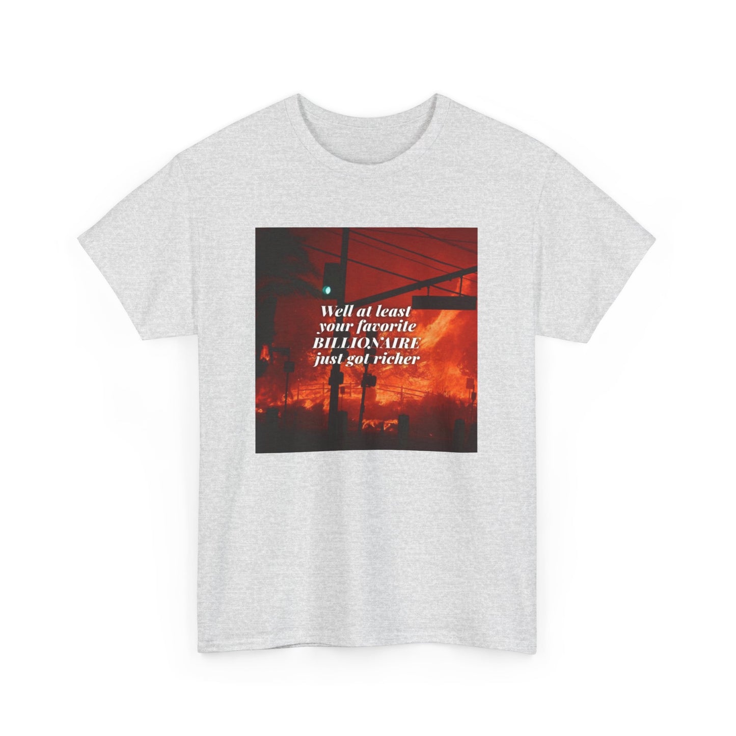 Anti-Billionaire Climate Change T-Shirt