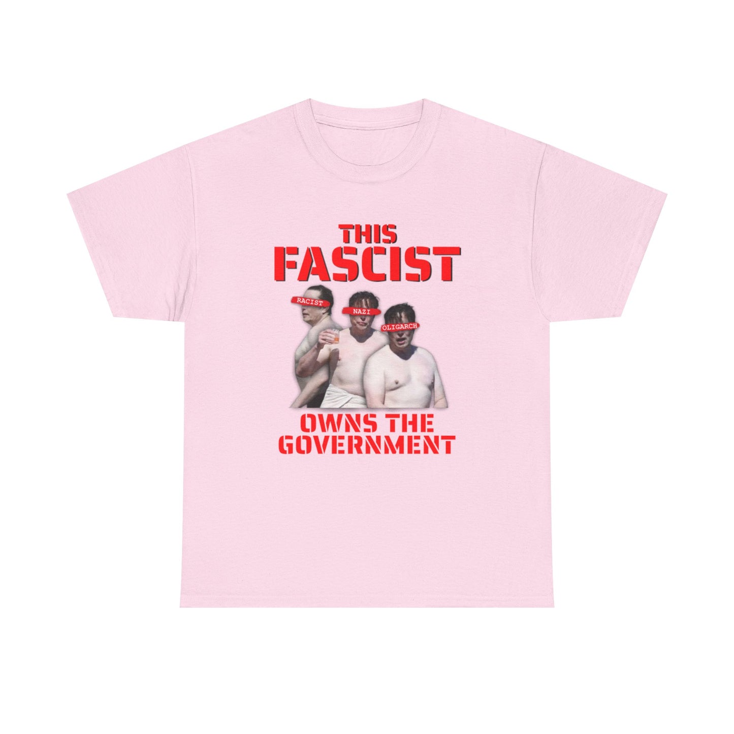 Elon Musk Anti-Fascist Shirtless T-Shirt