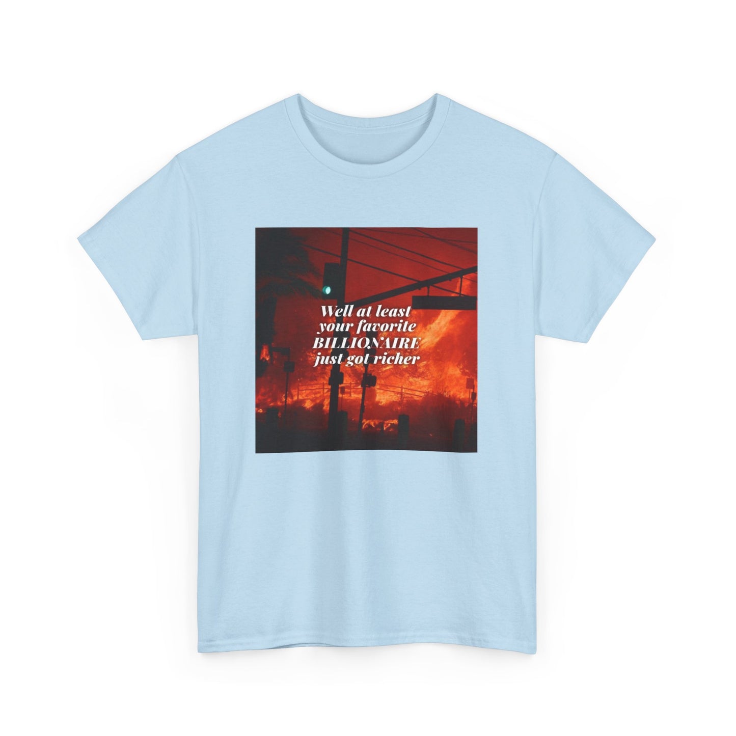 Anti-Billionaire Climate Change T-Shirt