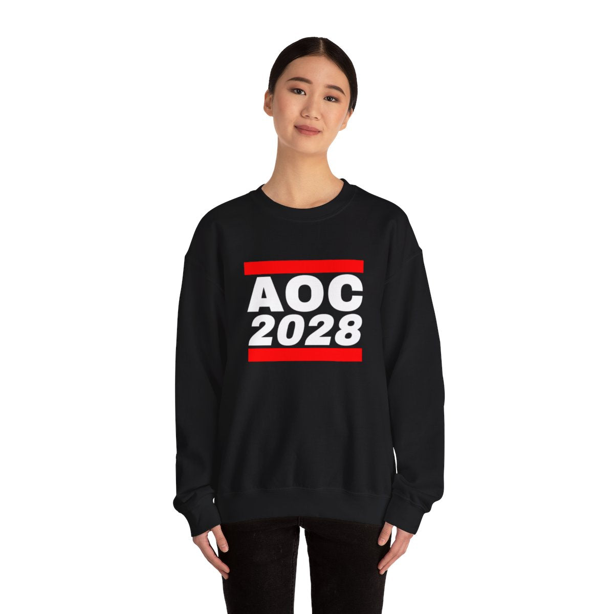 Alexandria Ocasio-Cortez Unisex Crewneck Sweatshirt Political Progressive