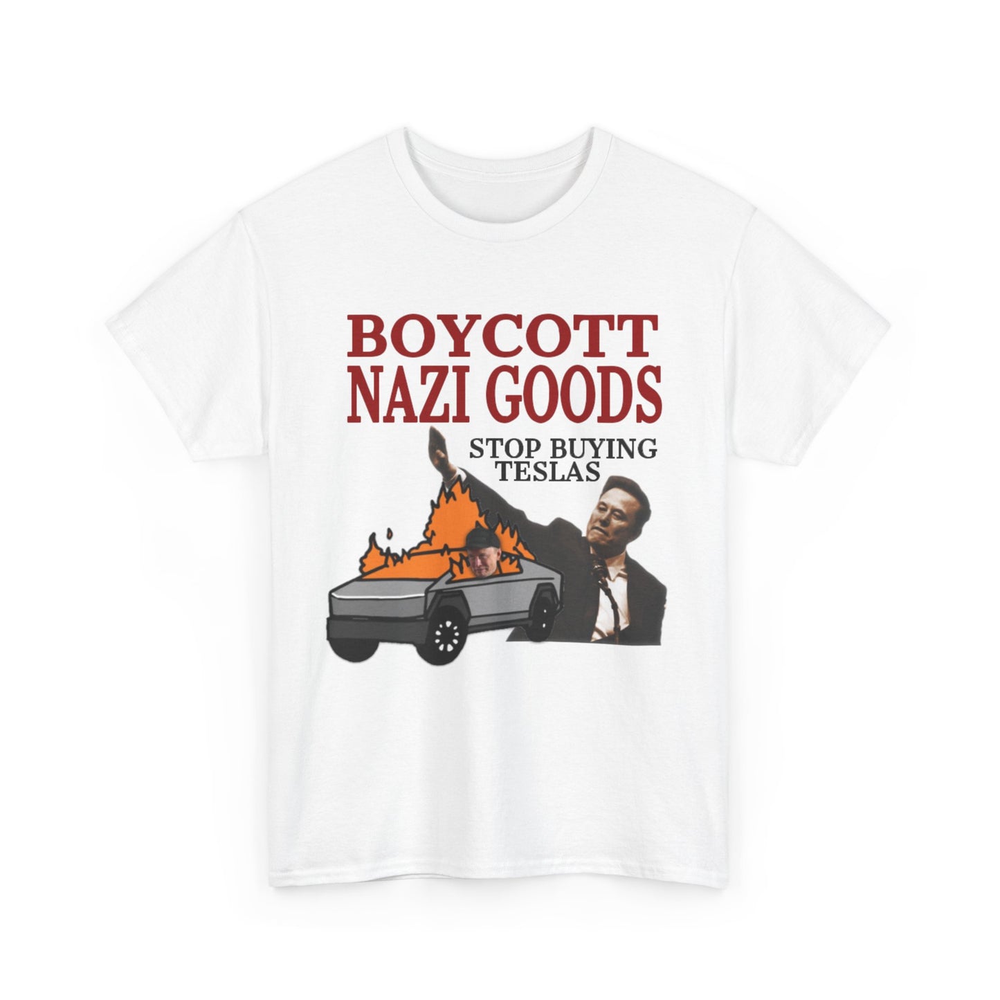 Boycott Tesla Anti Elon Musk T-Shirt