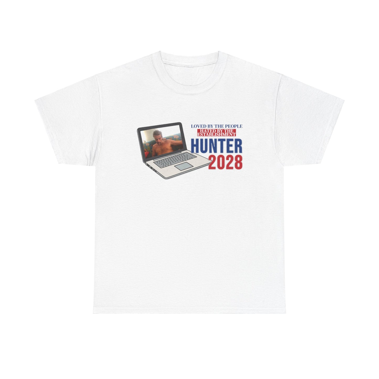 Hunter Biden President 2028 Funny Unisex Cotton Tee