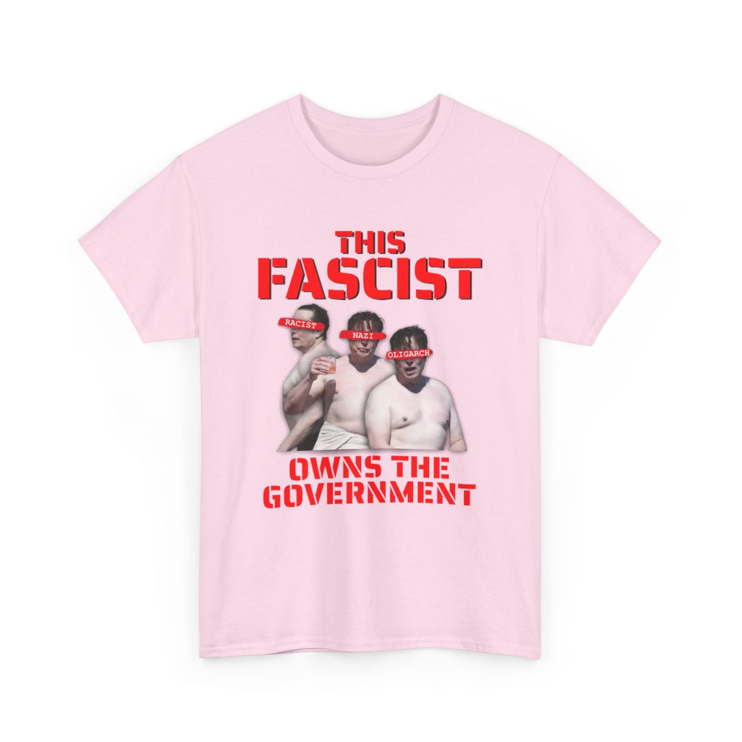 Elon Musk Anti-Fascist Shirtless T-Shirt