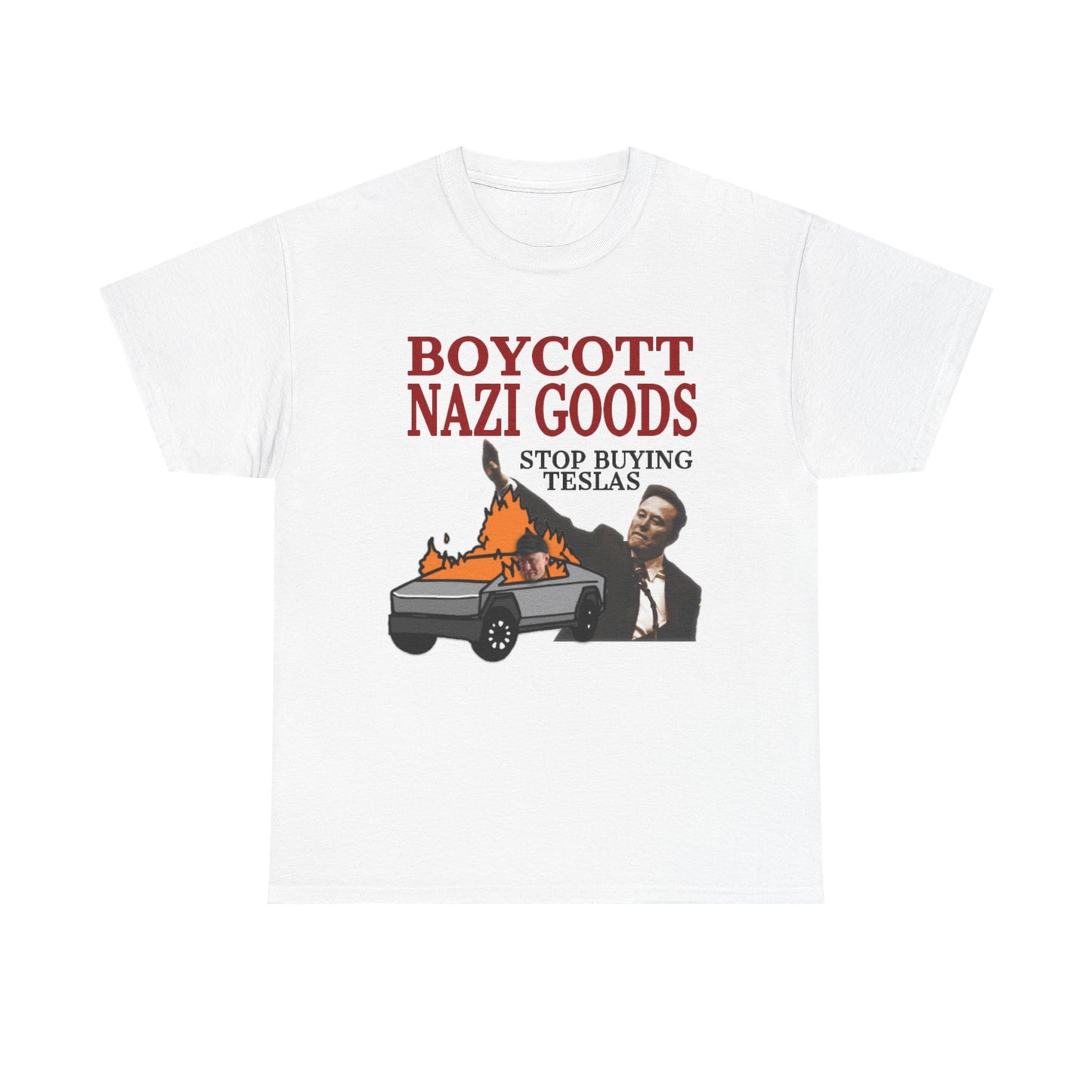 Boycott Tesla Anti Elon Musk T-Shirt