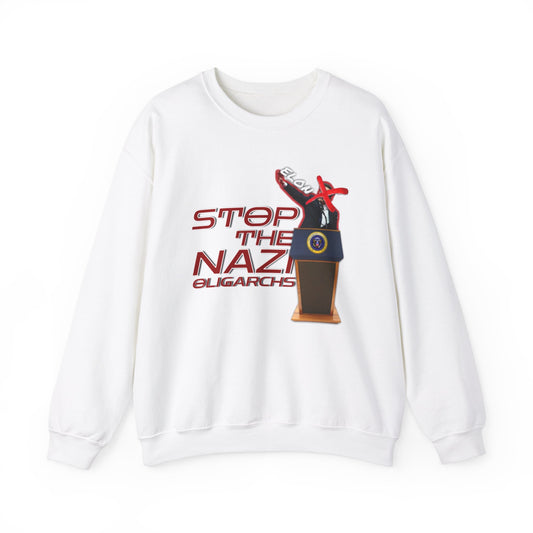 Anti-Nazi Alon Musk Oligarchy Sweatshirt Crewneck