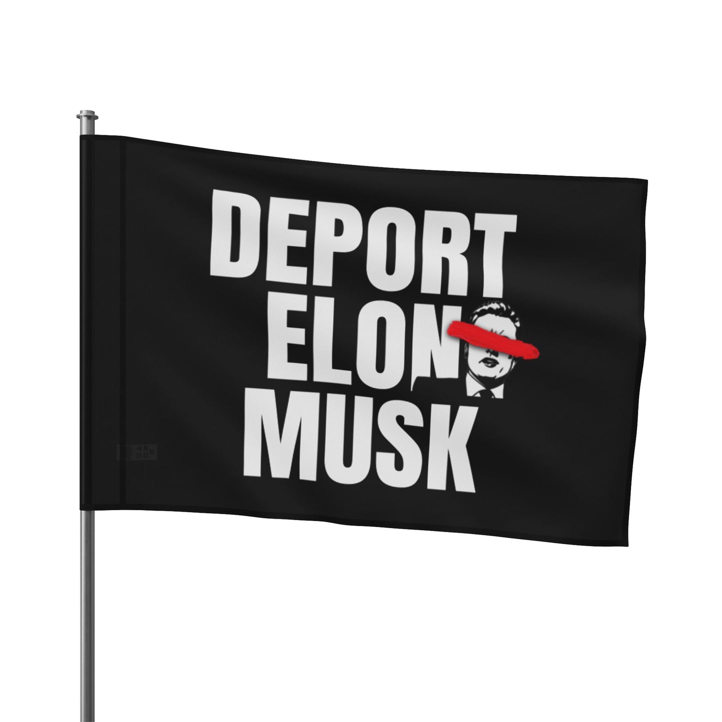 Deport Elon Musk Flag Tapestry