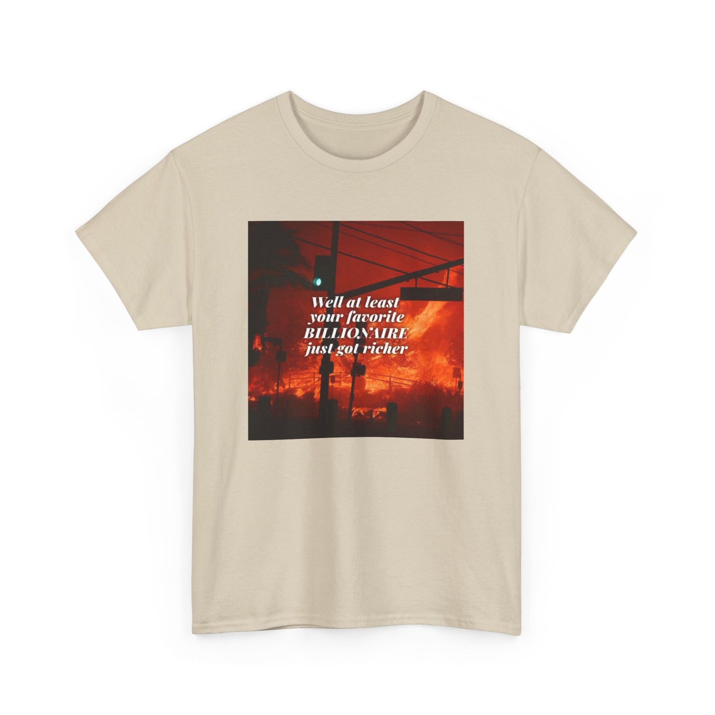 Anti-Billionaire Climate Change T-Shirt