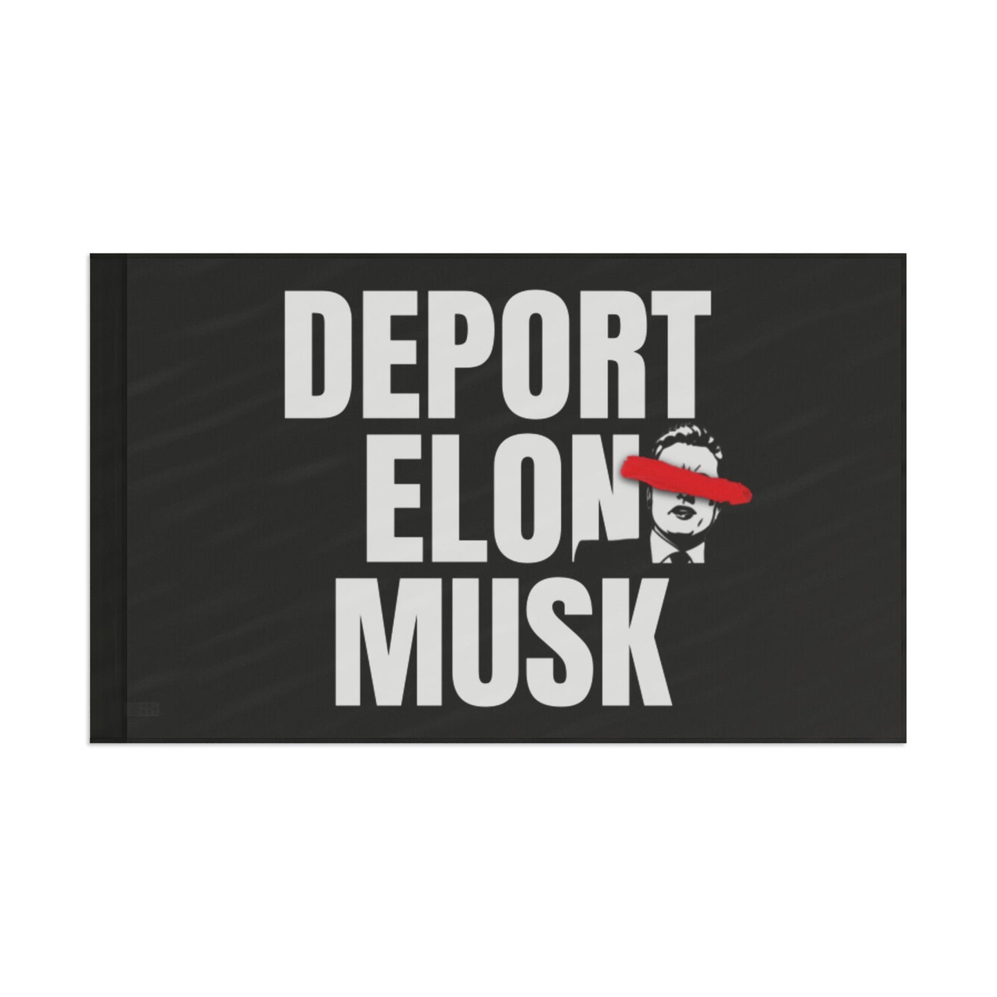 Deport Elon Musk Flag Tapestry