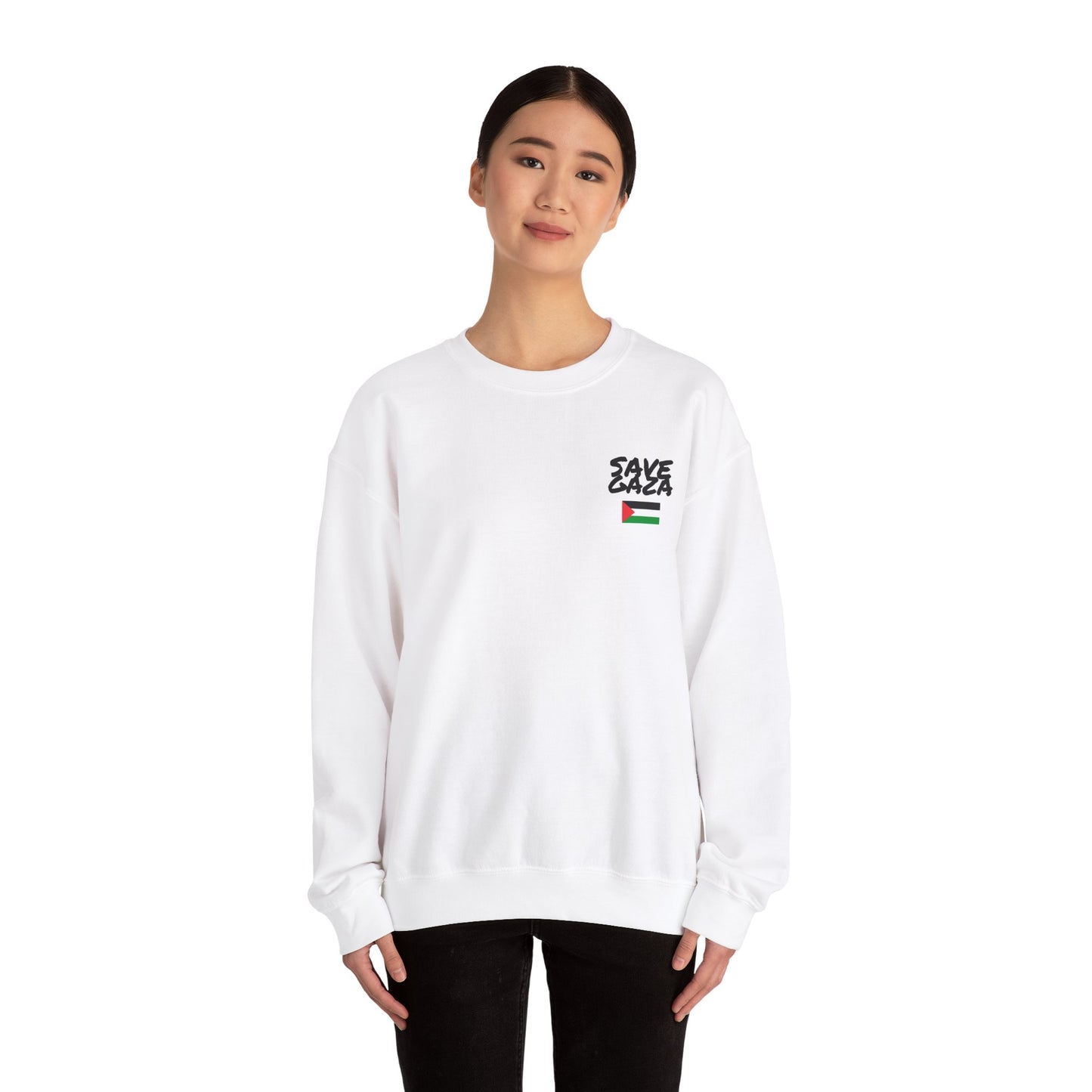 Gaza Palestine Creasefire Sweatshirt Crewneck