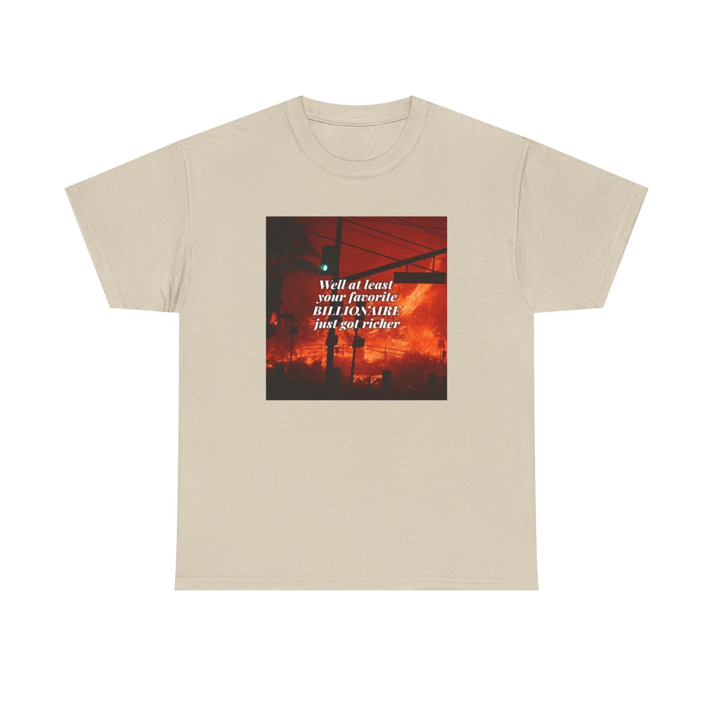 Anti-Billionaire Climate Change T-Shirt