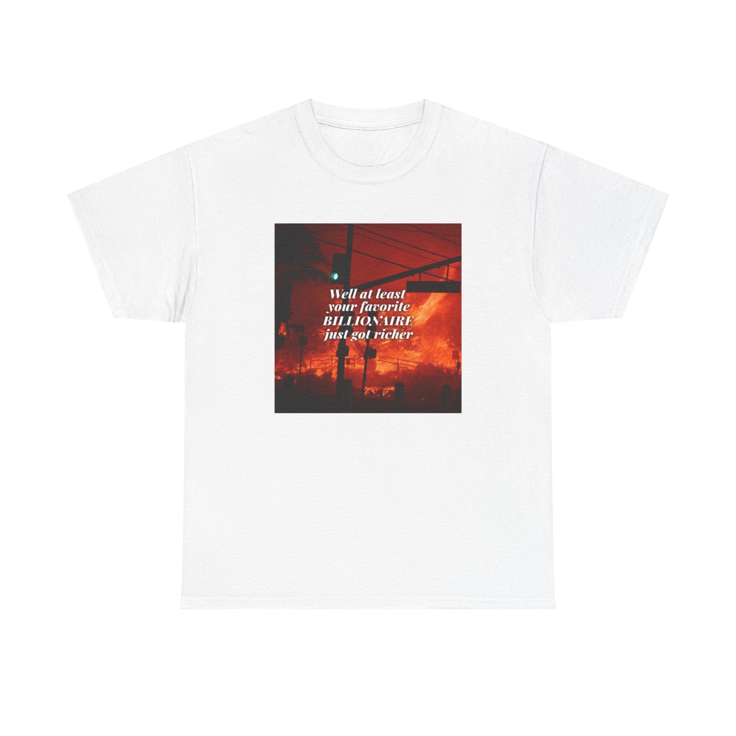 Anti-Billionaire Climate Change T-Shirt