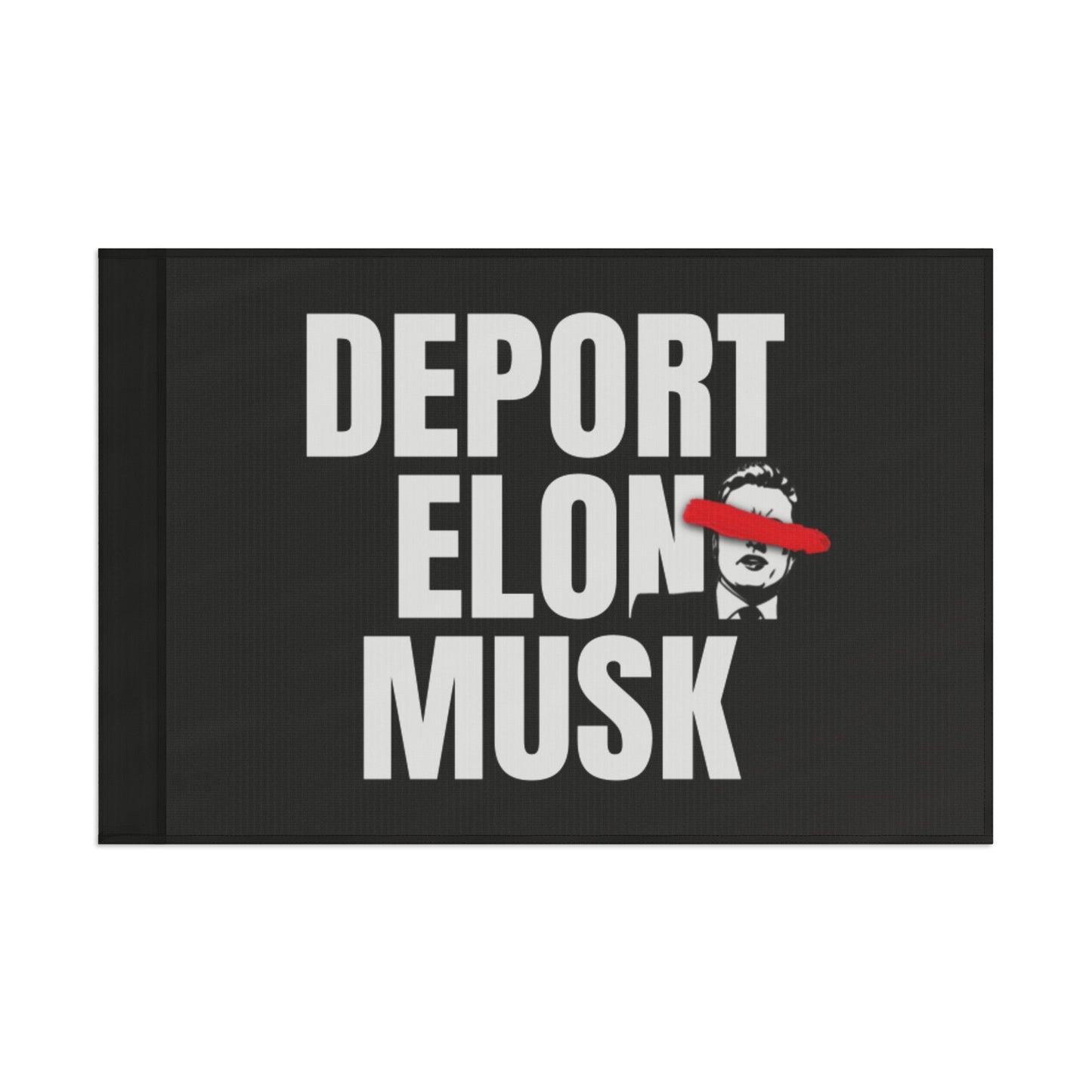 Deport Elon Musk Flag Tapestry