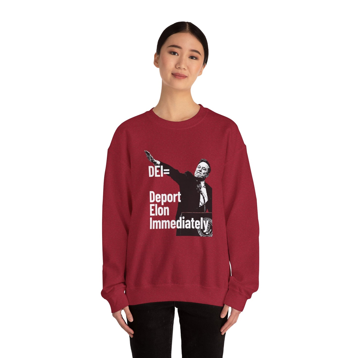 DEI Anti Elon Musk Sweatshirt