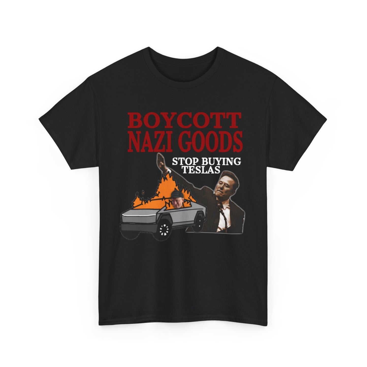 Boycott Tesla Anti Elon Musk T-Shirt