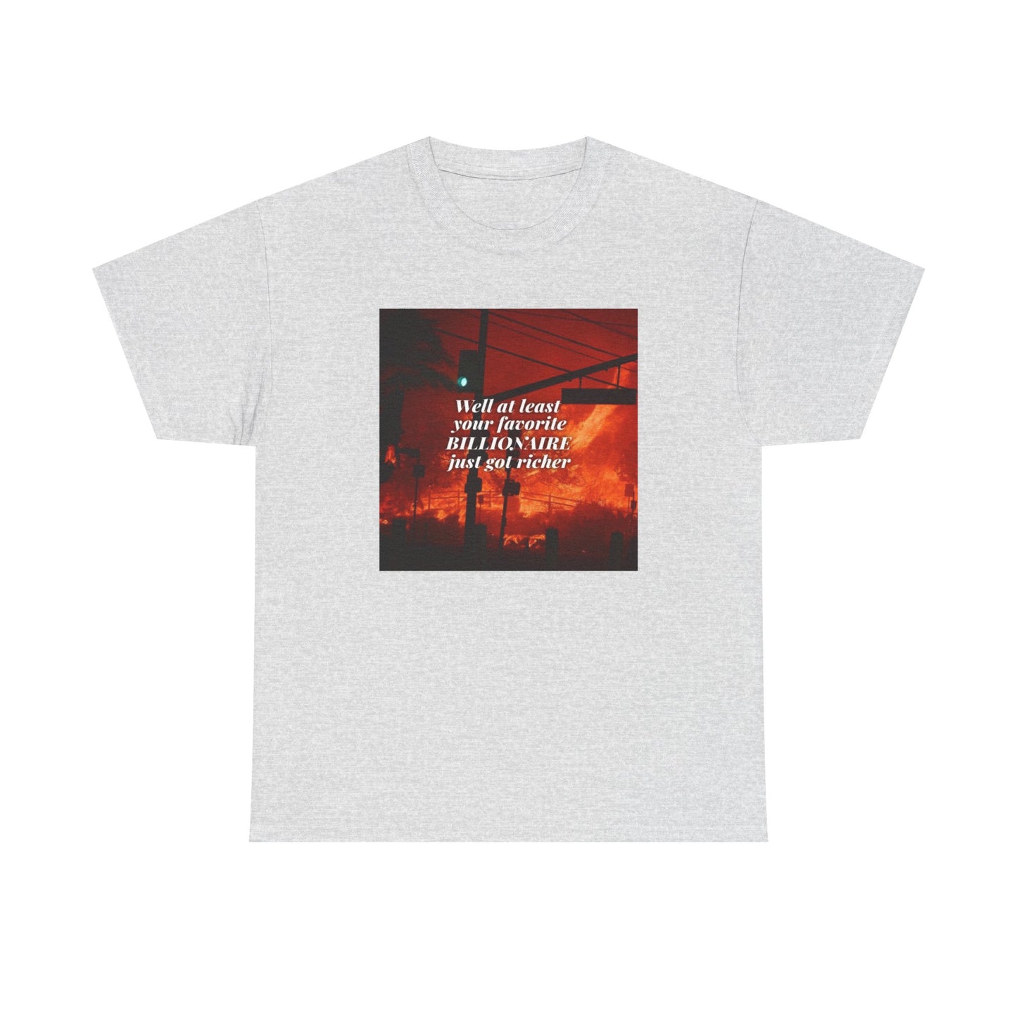 Anti-Billionaire Climate Change T-Shirt