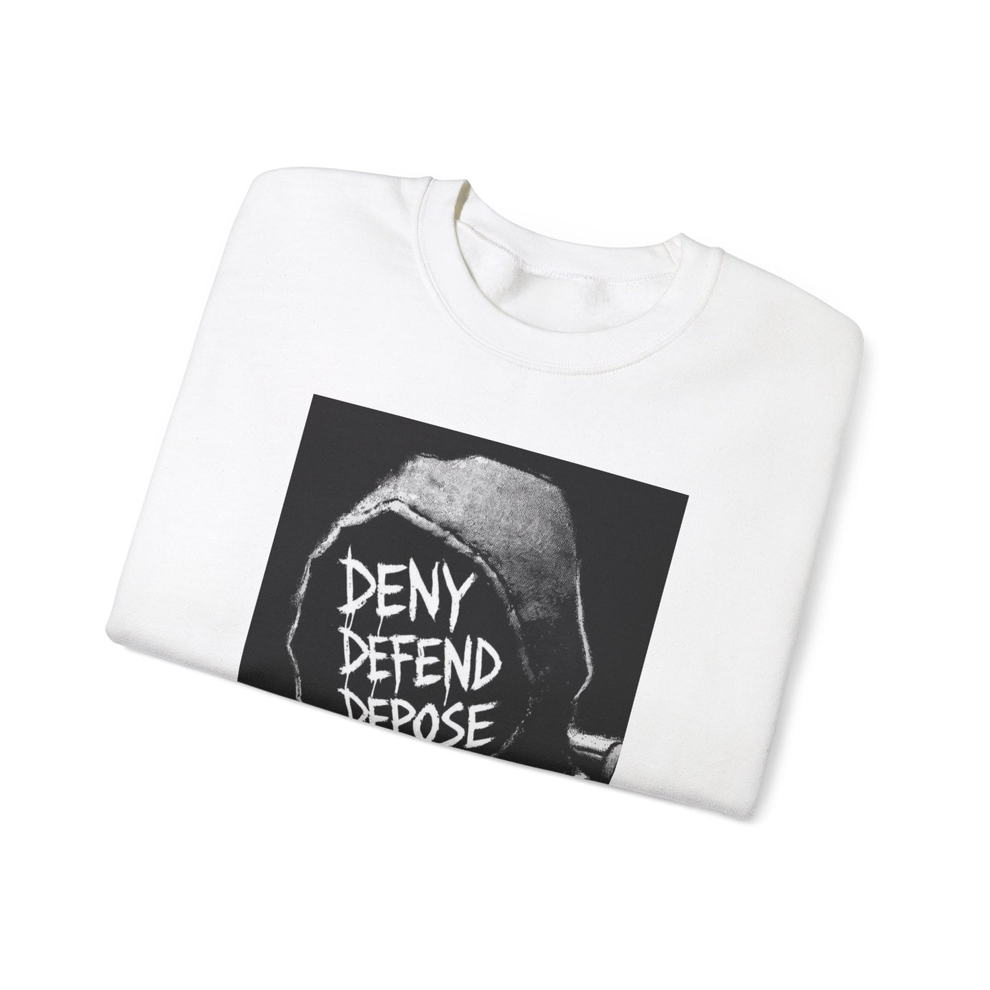 Deny Defend Depose L Mangione Crewneck Sweatshirt