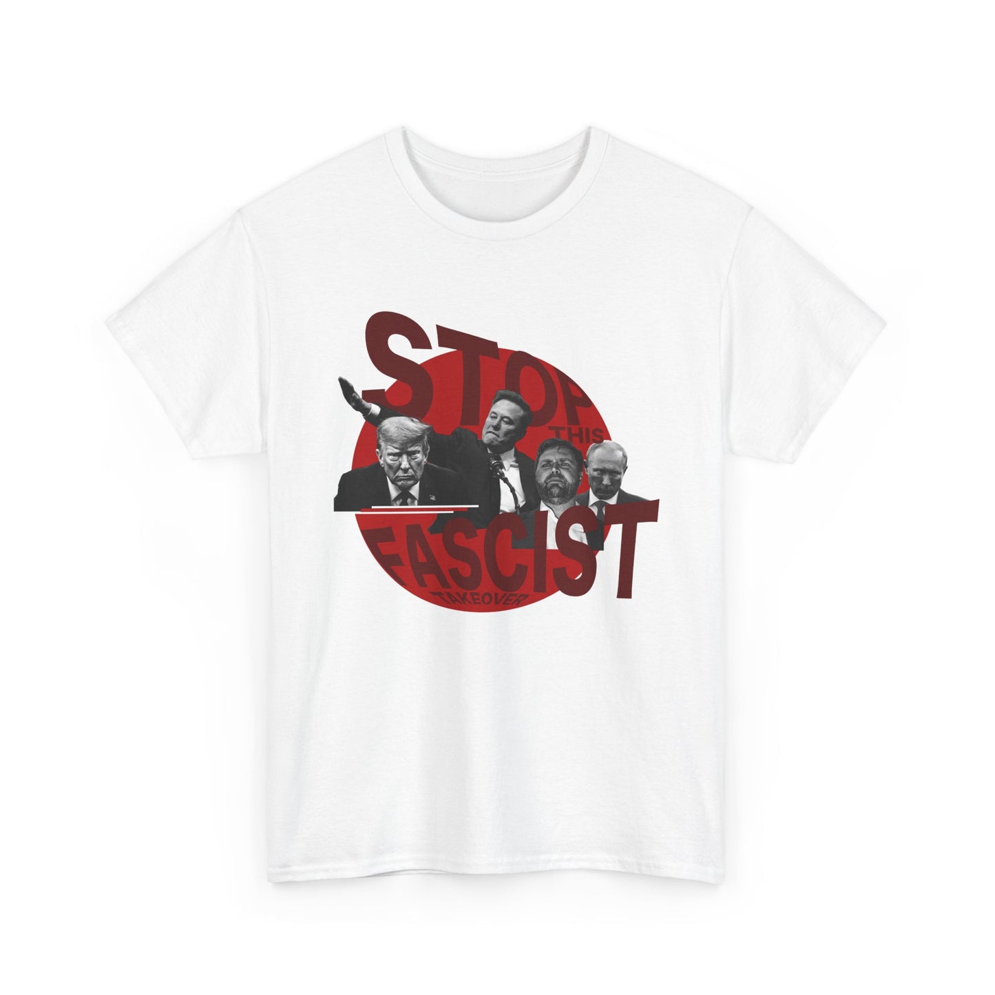 Stop Fascism Anti-Trump Anti-Elon T-Shirt